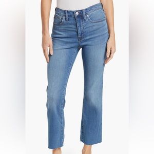 Madewell cali demi boot leg jean